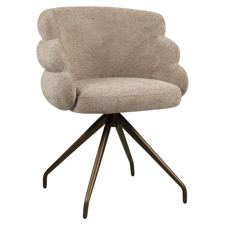 Richmond Interiors Dreh-Esszimmerstuhl Kayla | Mocca