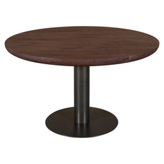 Richmond Interiors Table À Manger Rond Baldwin Brun Rouge | ø 130 cm