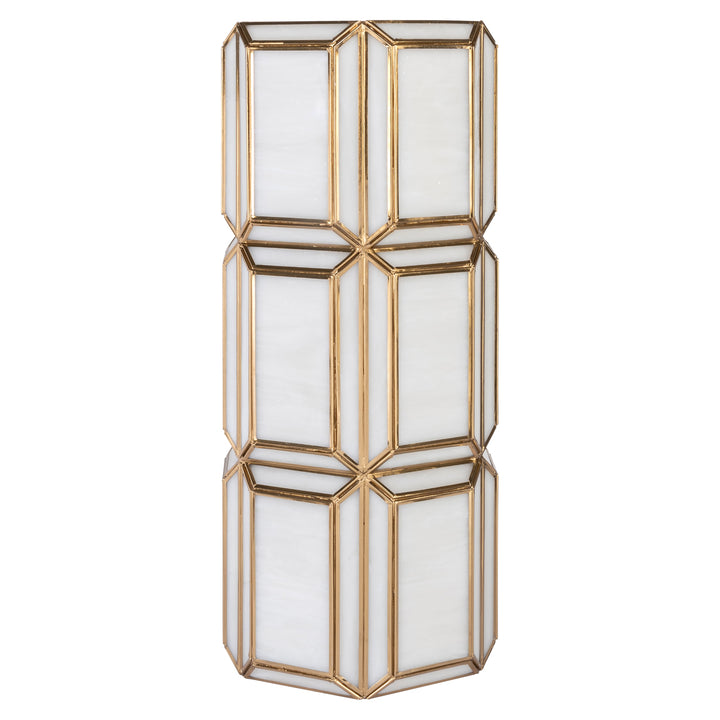 Richmond Interiors Windlicht Emilia Antik Messing | H 50 cm
