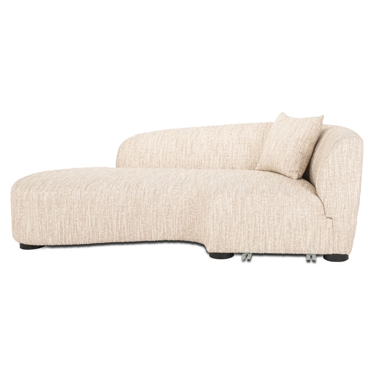 Richmond Interiors geschwungenes Ecksofa Pandora mit Lounge Links | Beige