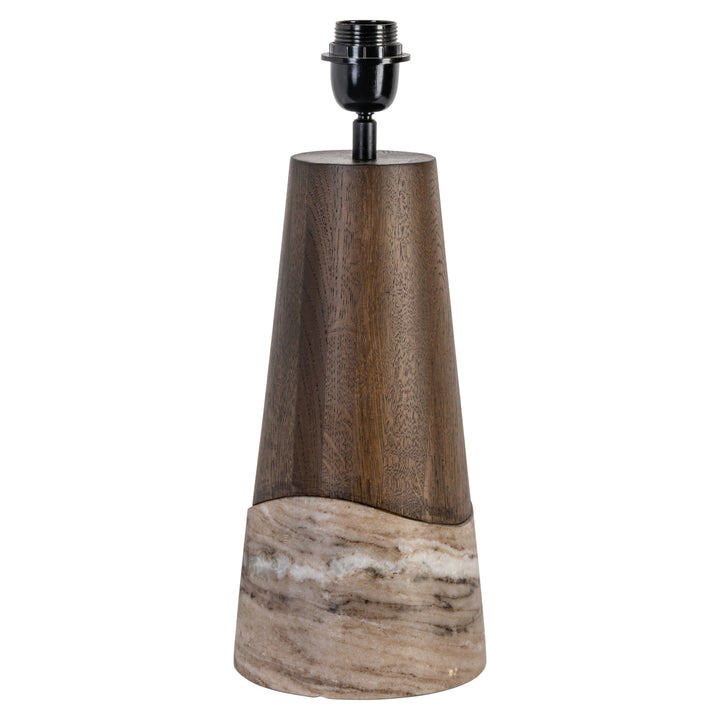 Richmond Interiors Lampe De Table En Marbre Peyton | Gris Fumé