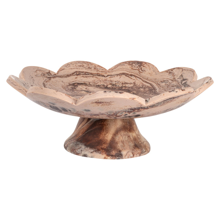 Richmond Interiors Dekoschale Peony | Rosa-Beige
