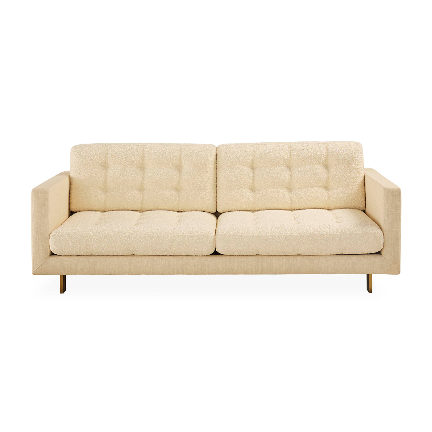 Jonathan Adler Bouclé-Leinen Sofa Ford | Ivory