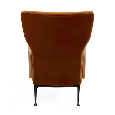 Jonathan Adler Samt Ohrensessel & Lounge-Chair Gainsbourg | Varese Cognac