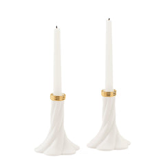 Jonathan Adler 2er Set Kerzenständer Geneva | H 14 cm