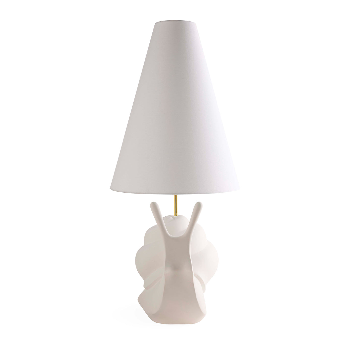Jonathan Adler Tischlampe Giant Snail Schnecke aus Porzellan