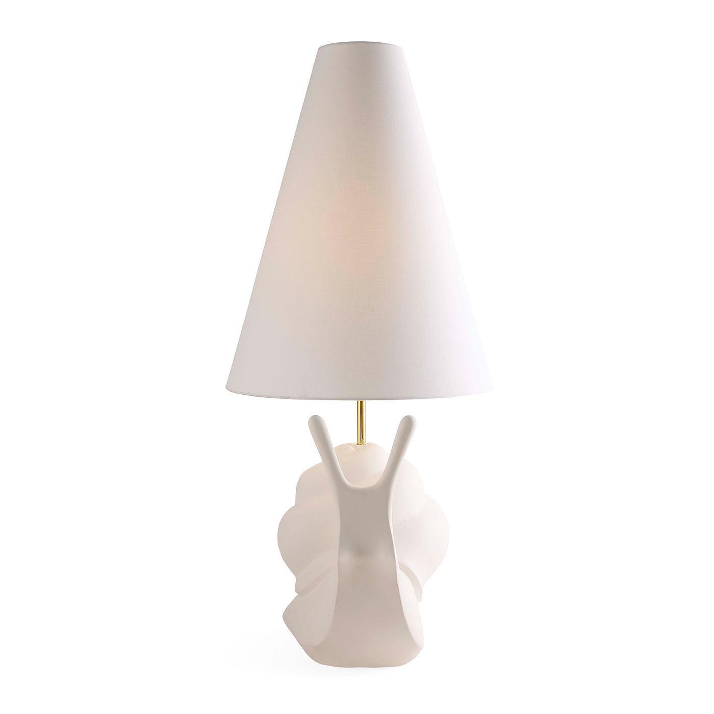 Jonathan Adler Tischlampe Giant Snail Schnecke aus Porzellan