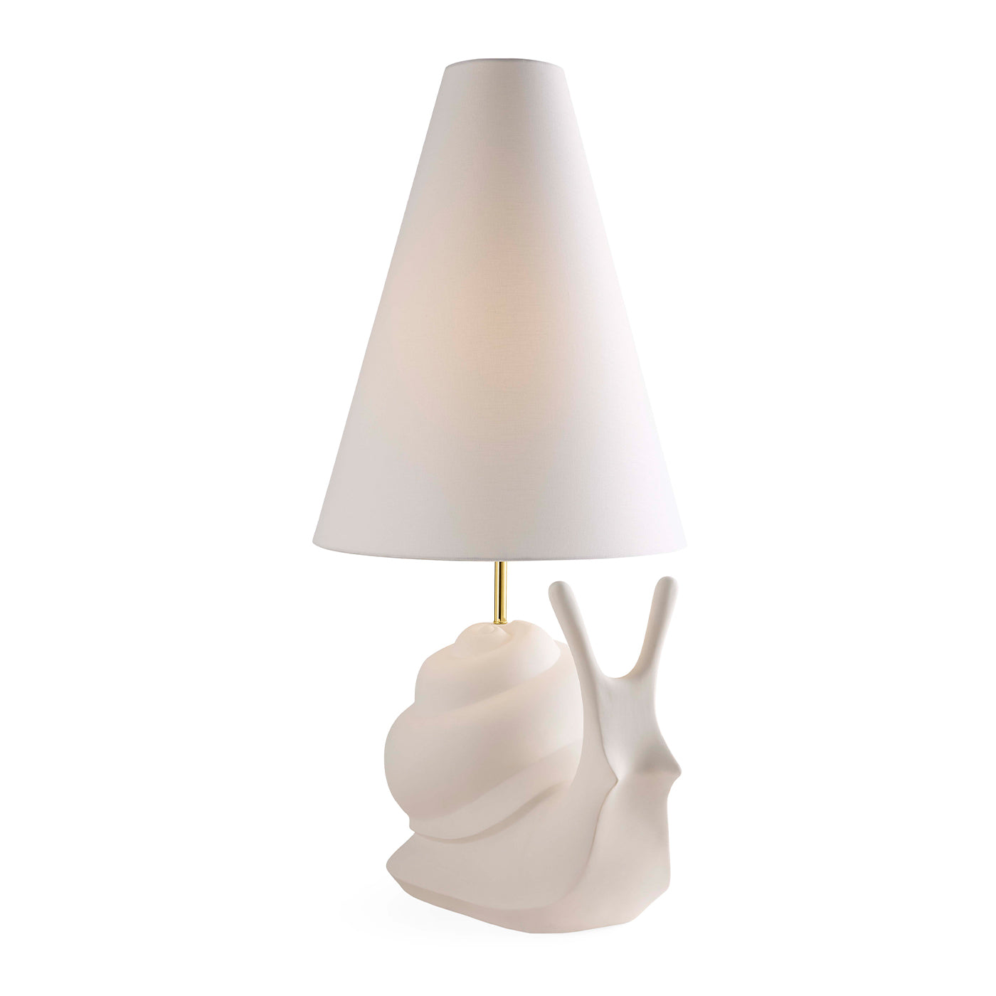 Jonathan Adler Tischlampe Giant Snail Schnecke aus Porzellan