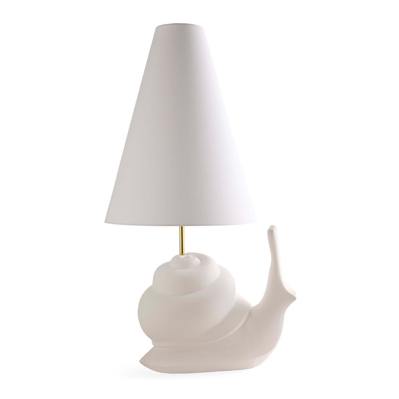 Jonathan Adler Tischlampe Giant Snail Schnecke aus Porzellan