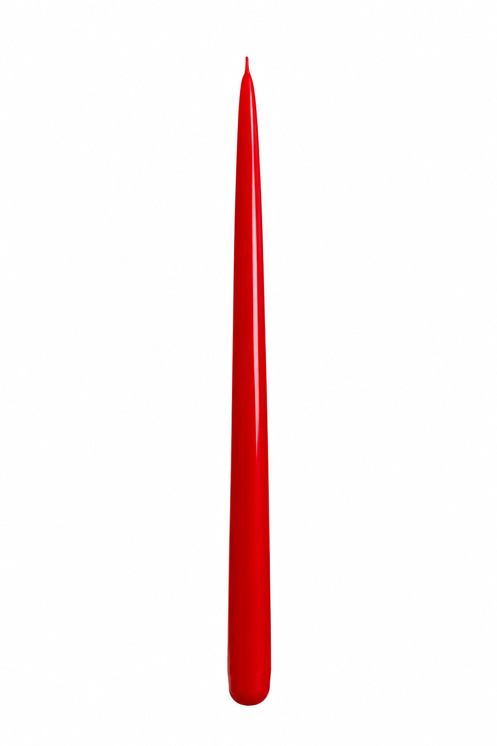 Glänzende Stabkerze Rot