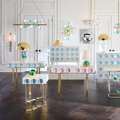 Jonathan Adler Wandlampe Globo | Blau-Grün