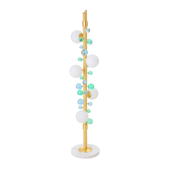 Jonathan Adler Stehlampe Globo | Blau-Grün