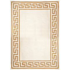 Jonathan Adler reversible carpet Greek Key | Camel