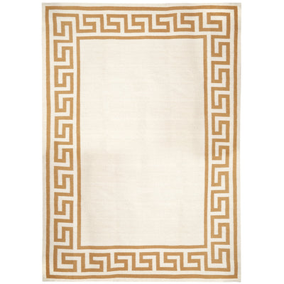 Jonathan Adler wendbarer Teppich Greek Key | Camel