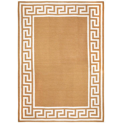 Jonathan Adler wendbarer Teppich Greek Key | Camel