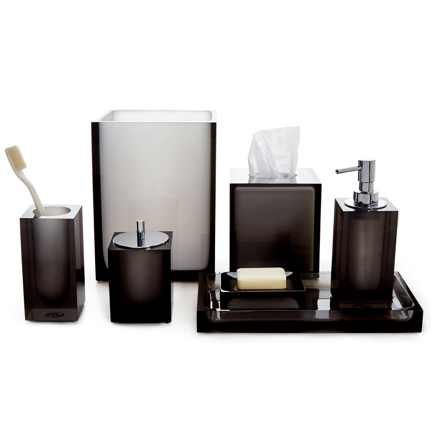 Jonathan Adler Aufbewahrungsdose Hollywood | Rauchgrau