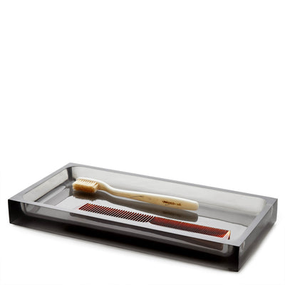 Jonathan Adler Ablageschale Tray Hollywood | Rauchgrau