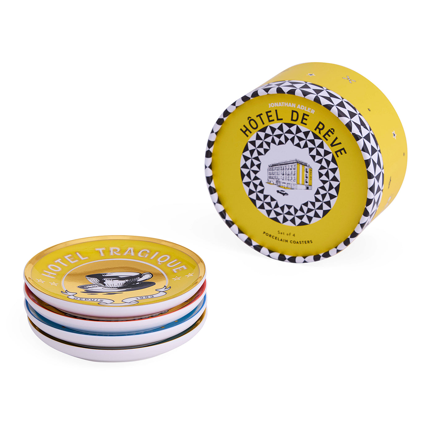 Jonathan Adler Untersetzer Hôtel De Rêve Coasters