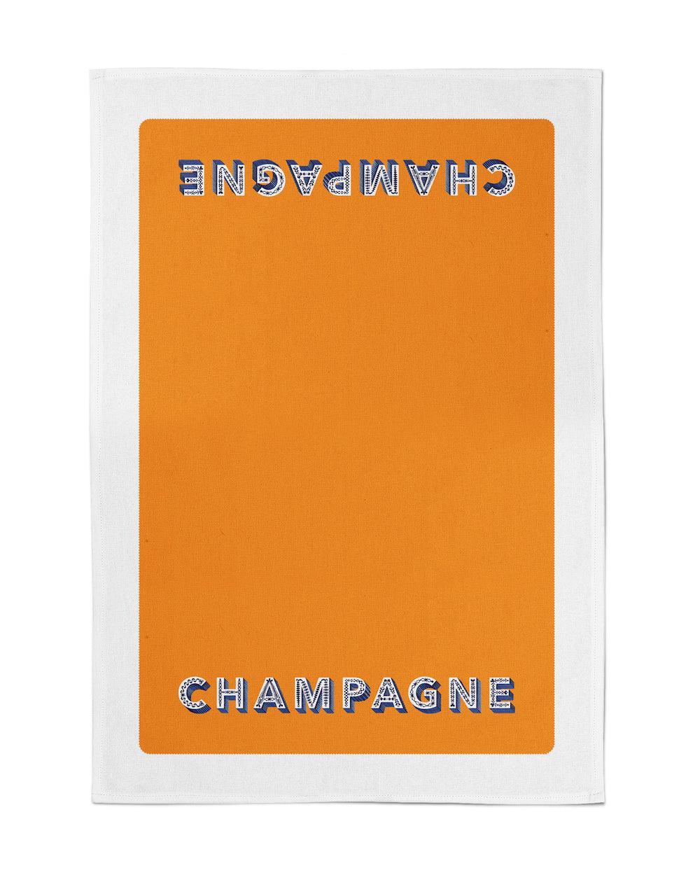 Jamida of Sweden - Geschirrtuch Champagne Orange | Halbleinen - Codeso Living