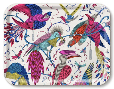 Jamida of Sweden - Tablett Audubon Multicolor | 43x33 cm - Codeso Living