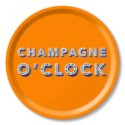 Jamida of Sweden - Tablett Champagne O´Clock Orange | ø 31 cm - Codeso Living