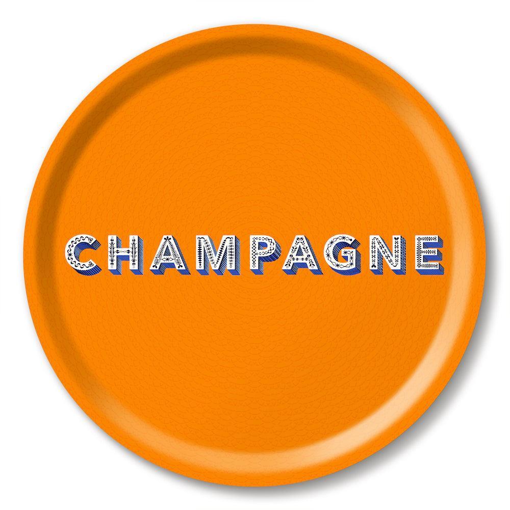 Jamida of Sweden Tablett Champagne Orange | ø 31 cm Codeso Living