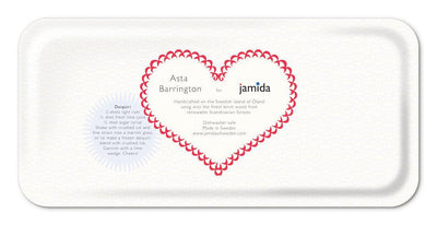 Jamida of Sweden - Tablett Daiquiri Strawberry-Red | 32x15 cm - Codeso Living