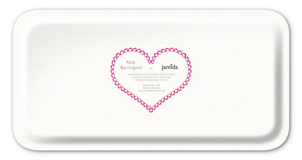 Jamida of Sweden - Tablett Fabulous Pink | 43x22 cm - Codeso Living