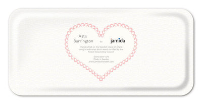 Jamida of Sweden - Tablett GIN Rosa | 32x15 cm - Codeso Living