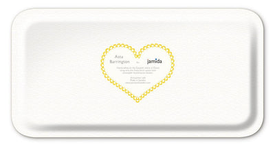 Jamida of Sweden - Tablett Lemonade Gelb | 43x22 cm - Codeso Living