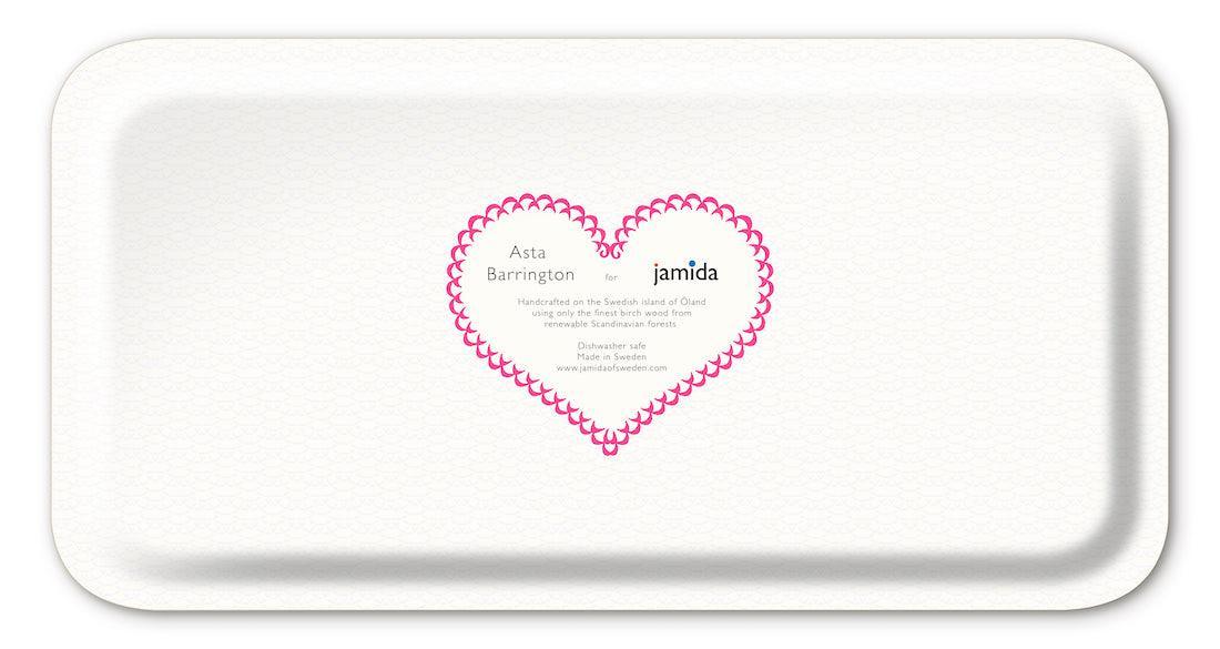 Jamida of Sweden - Tablett PROSECCO Pink | 43x22 cm - Codeso Living
