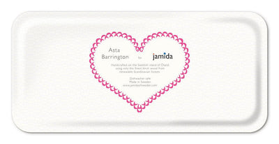 Jamida of Sweden - Tablett QUEEN Pink | 32x15 cm - Codeso Living