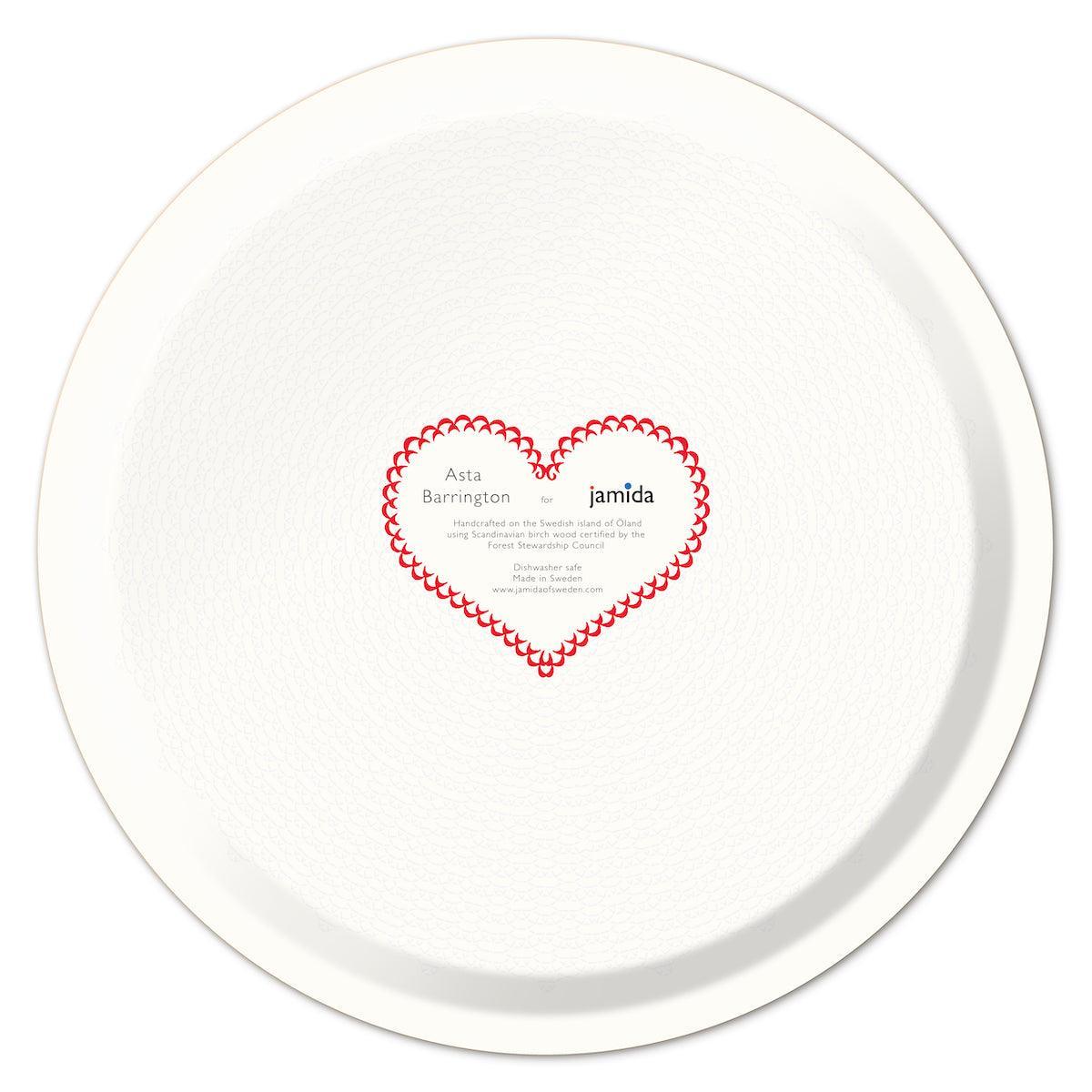 Jamida of Sweden Jamida of Sweden Rundes Tablett Bonjour | Ø 39 cm Codeso Living