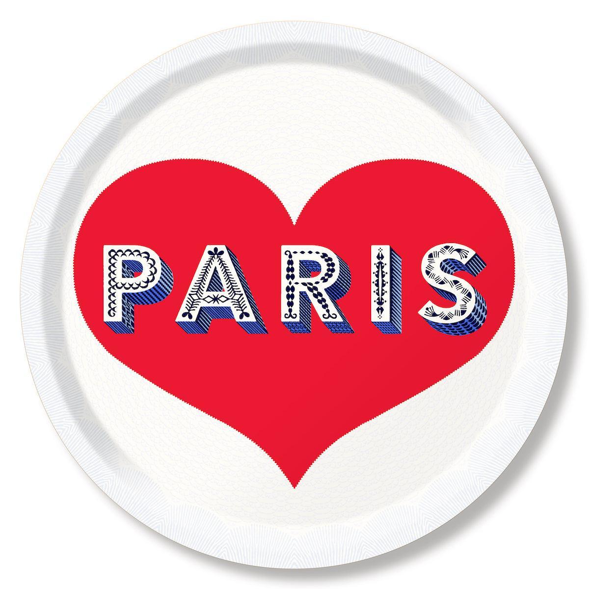 Jamida of Sweden Jamida of Sweden Rundes Tablett Paris | Ø 39 cm Codeso Living
