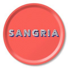 Jamida of Sweden Plateau Rond Sangria Corail | Ø 31 cm