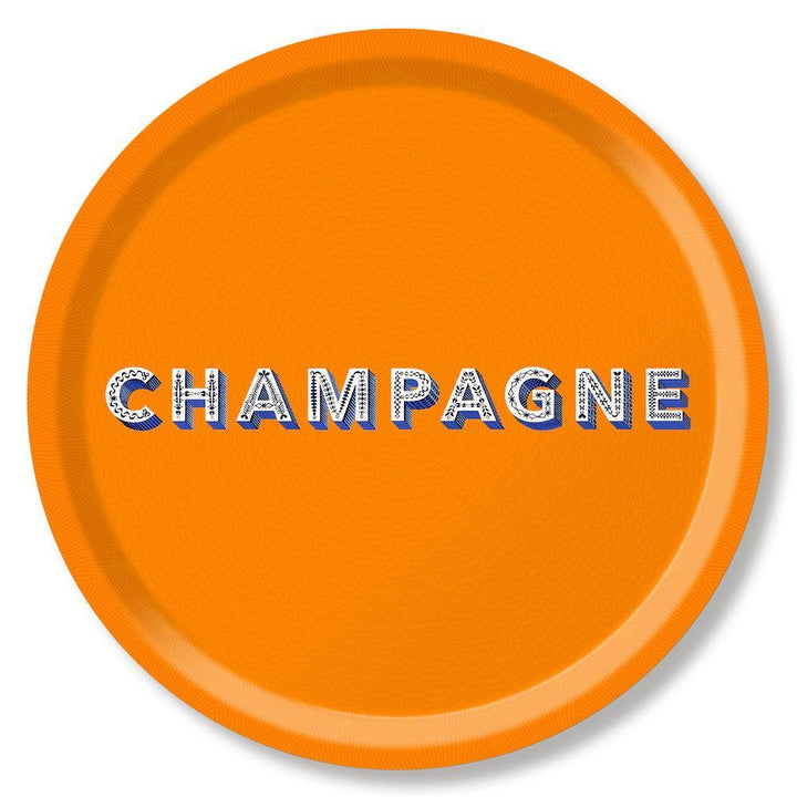 Jamida of Sweden Tablett Champagne Orange | ø 39 cm