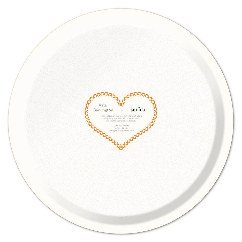 Jamida of Sweden Tablett Champagne Orange | ø 39 cm