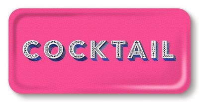 Jamida of Sweden Tablett Cocktail Pink | 32x15 cm