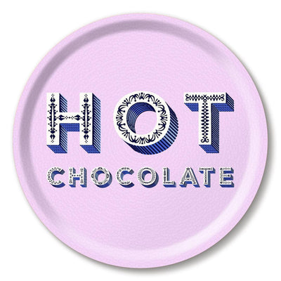 Jamida of Sweden Tablett Hot Chocolate Lila | Ø 31 cm
