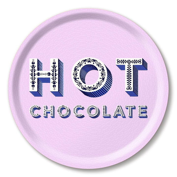 Jamida of Sweden Tablett Hot Chocolate Lila | Ø 31 cm