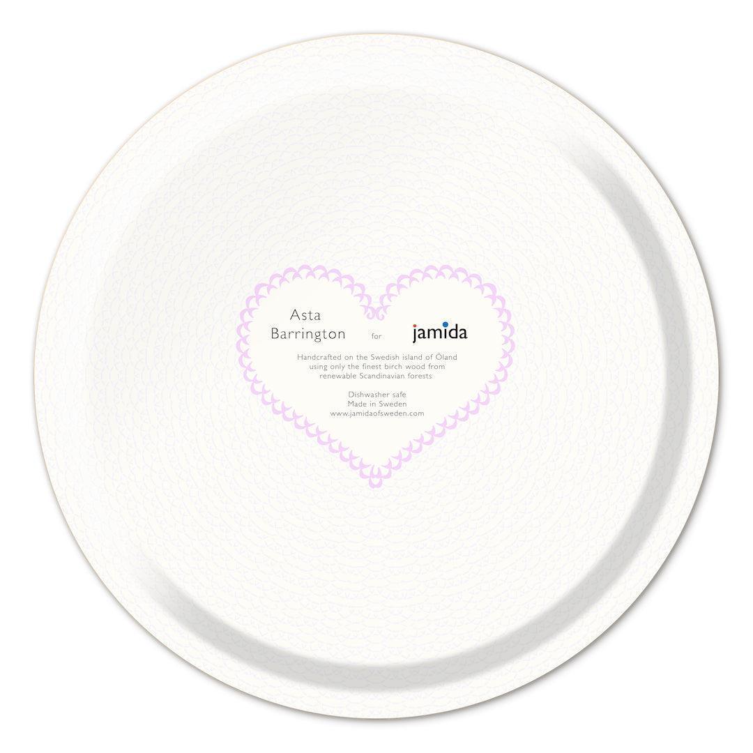 Jamida of Sweden Tablett Hot Chocolate Lila | Ø 31 cm