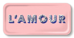 Jamida of Sweden Plateau L’Amour Rose | 32x15 cm