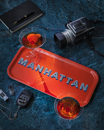 Jamida of Sweden Tablett Manhattan Orange | 43x22 cm