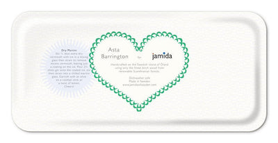 Jamida of Sweden - Tablett Martini Grün | 32x15 cm - Codeso Living