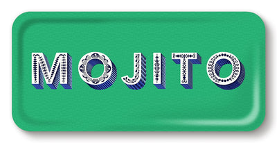 Jamida of Sweden Tablett Mojito Grün | 32x15 cm