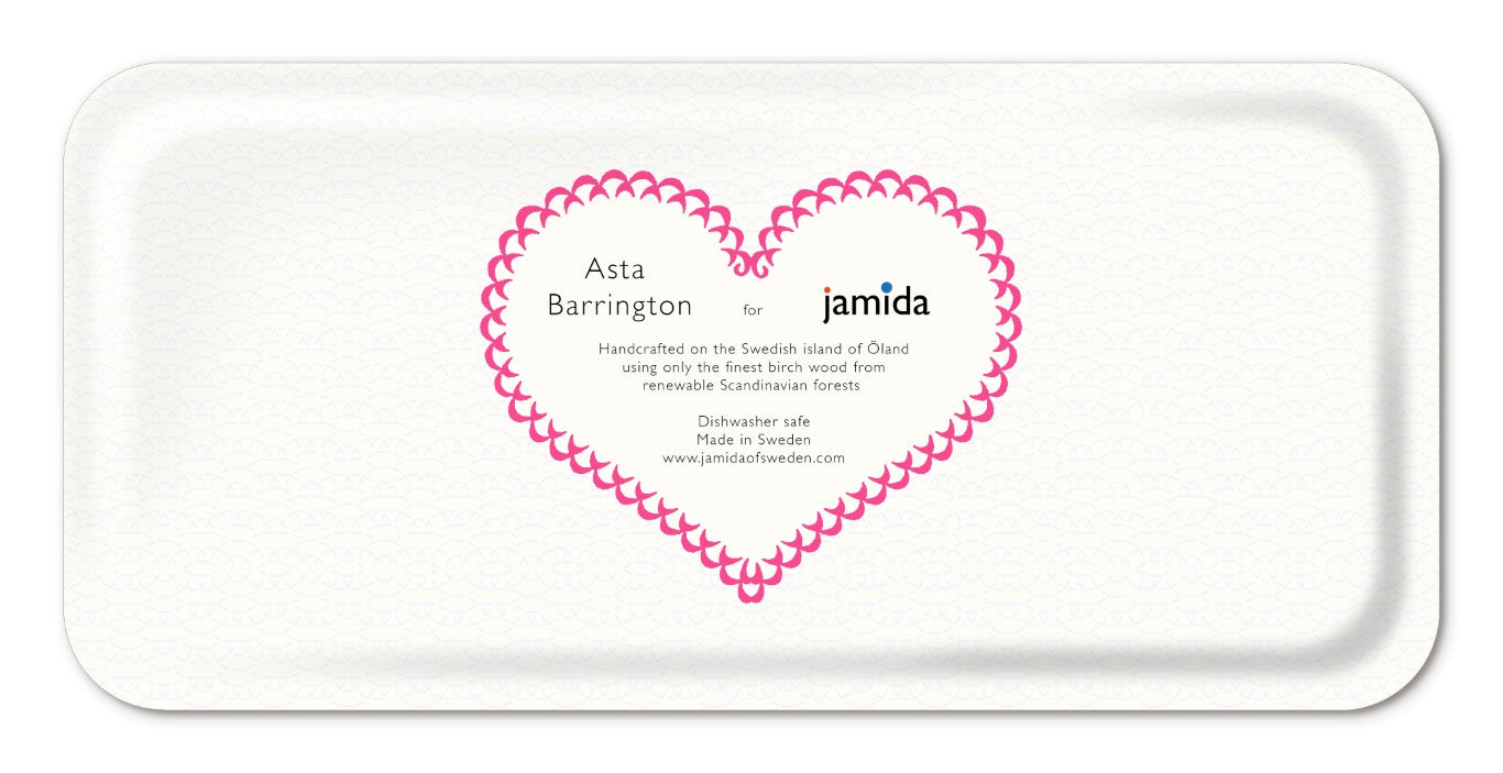 Jamida of Sweden Tablett Prosecco Pink | 32x15 cm