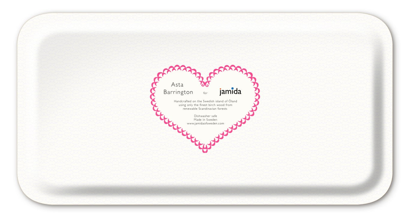 Jamida of Sweden Tablett Prosecco Pink | 43x22 cm