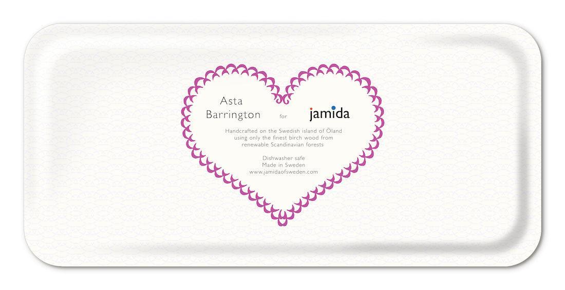 Jamida of Sweden - Tablett PROSECCO Purple | 32x15 cm - Codeso Living