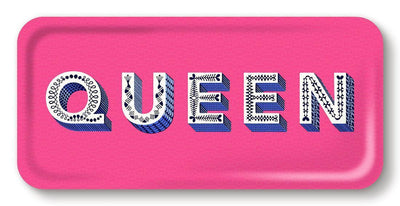 Jamida of Sweden Tablett QUEEN Pink | 32x15 cm