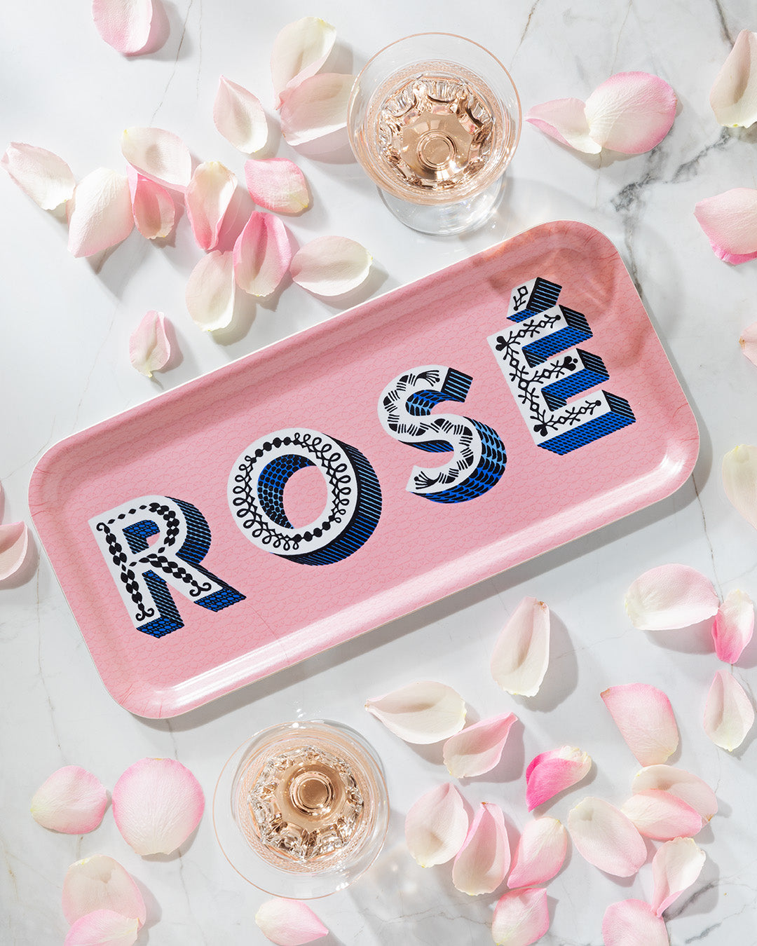 Jamida of Sweden Tablett ROSÉ Rosa | 32x15 cm